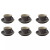 Palmer Kop en schotel Colors 18 cl - 14 cm Grijs 6 stuks